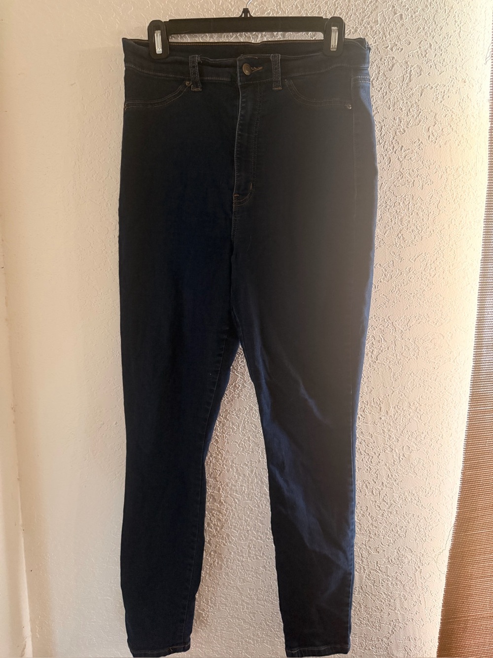 Fashion Nova Dark Blue High-Rise Skinny Jeans